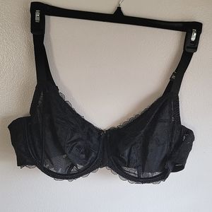Torrid Unlined Black Bra 44D
